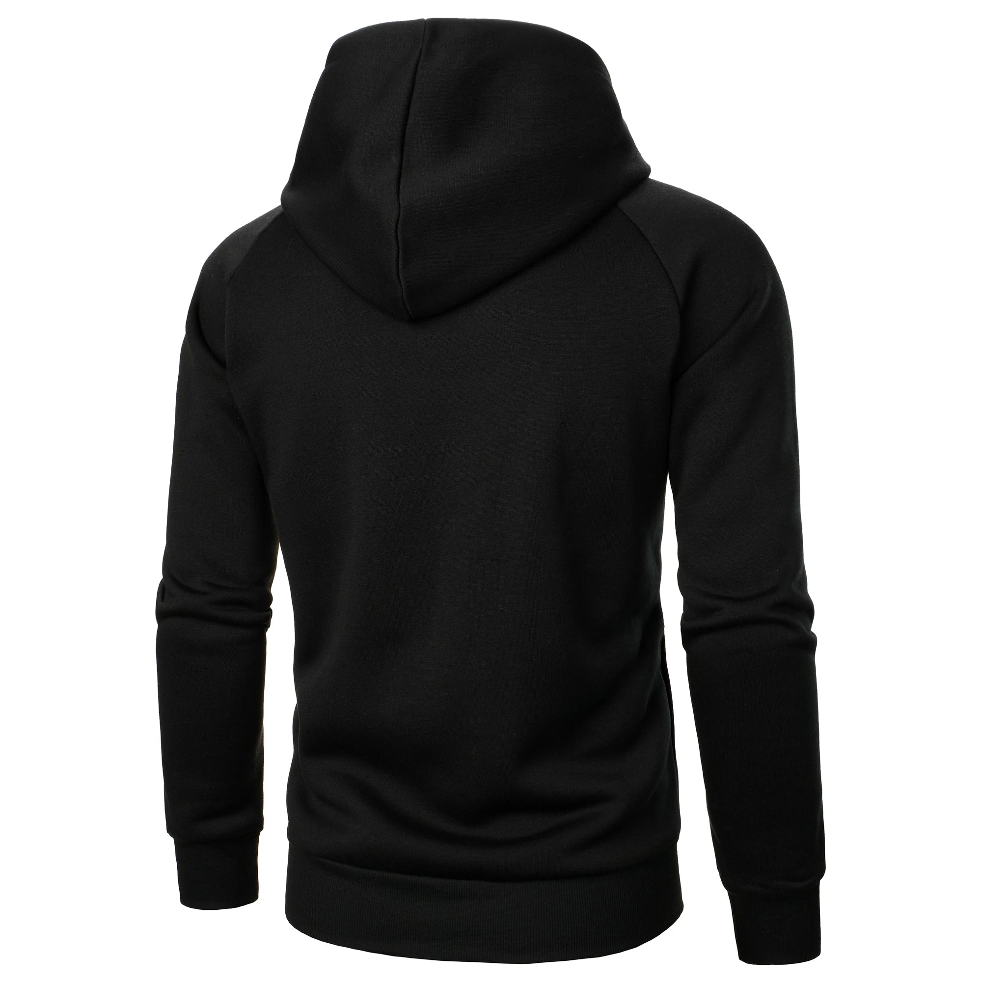 Sergi - Sudadera con capucha y cremallera cruzada