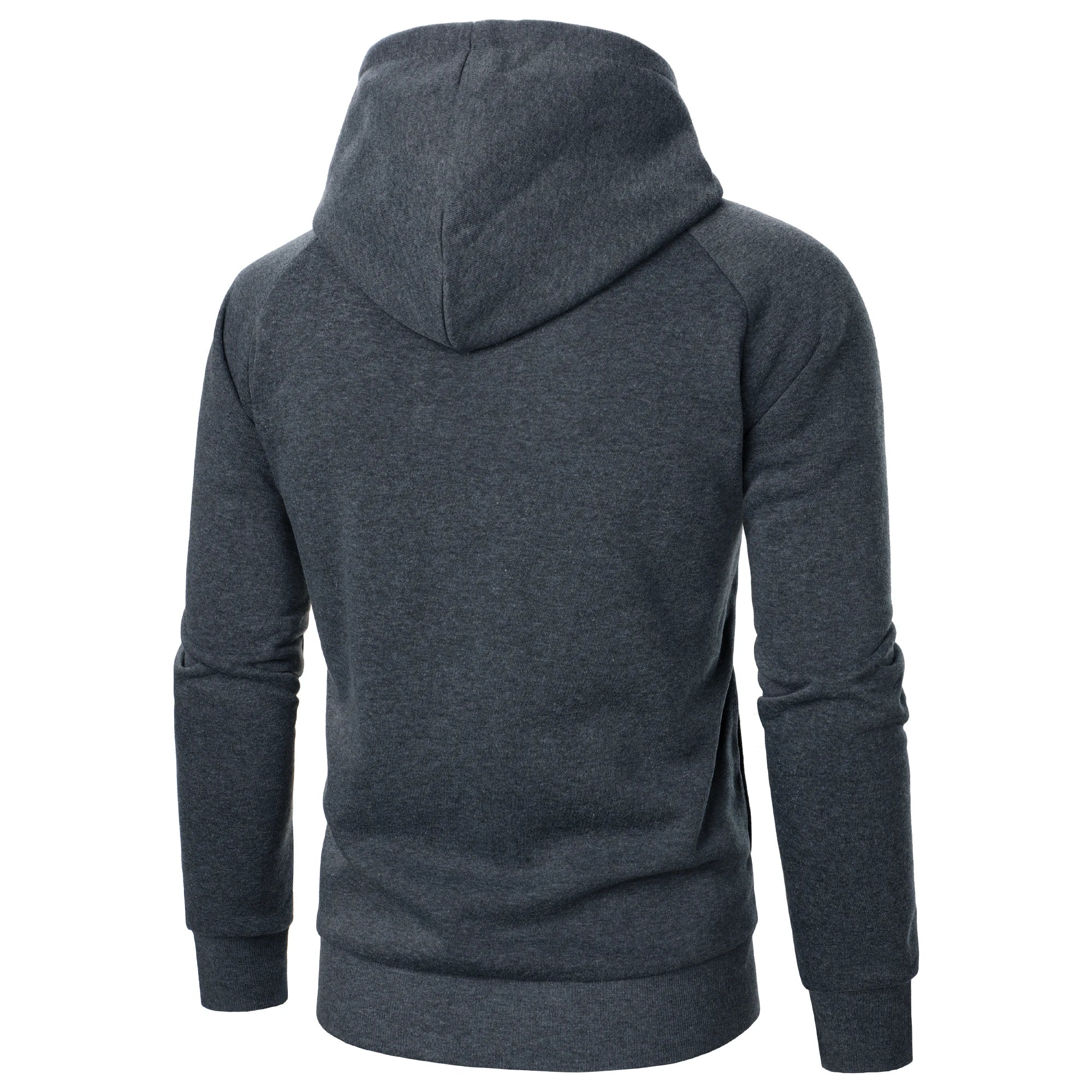 Sergi - Sudadera con capucha y cremallera cruzada