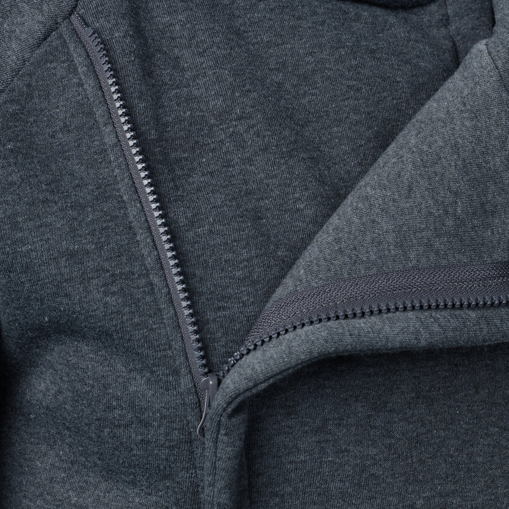 Sergi - Sudadera con capucha y cremallera cruzada