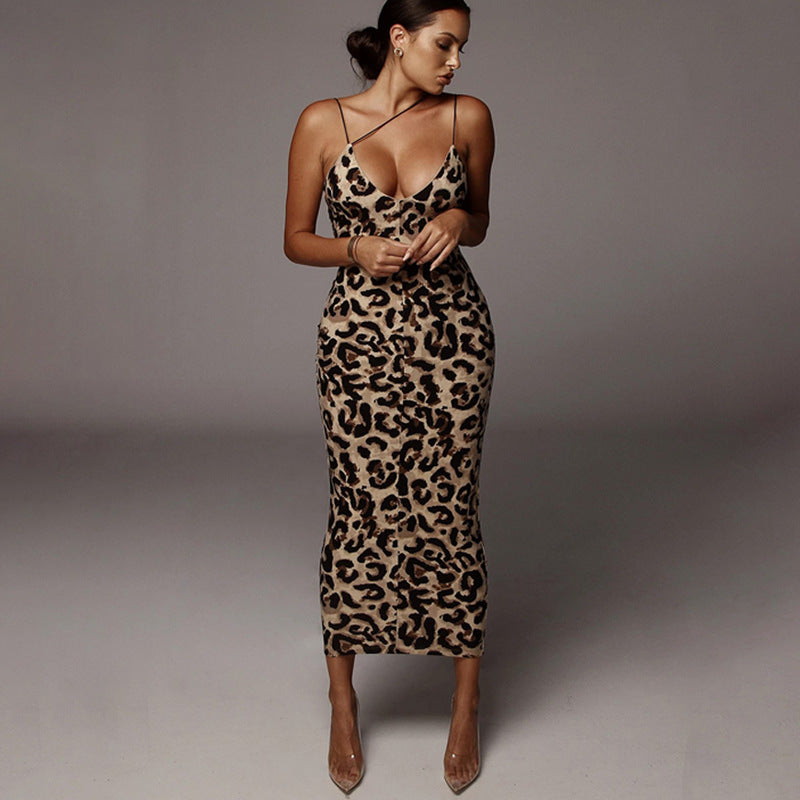Laura - Vestido Estampado Leopardo